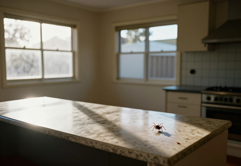 Termite damage in a Georges Hall property before treatment